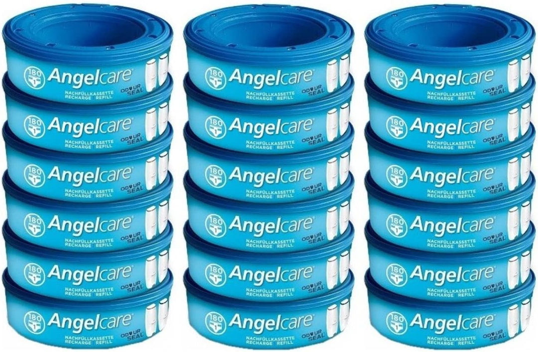 Angelcare Windeleimer Nachfüllpack Plus 18er Pack Lot de 18, Lot de 18