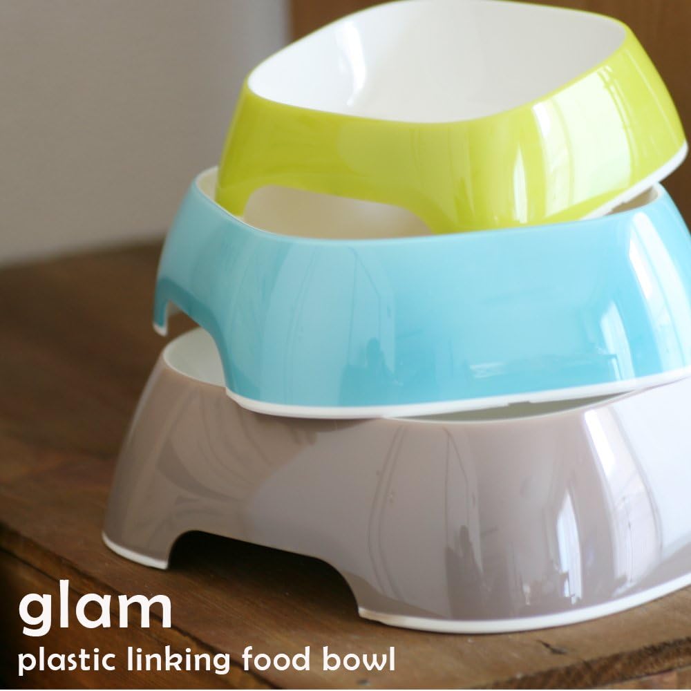 Ferplast Glam Katzenschale - Futter- und Wasserschale für Katzen aus Kunststoff, rutschfest, leicht