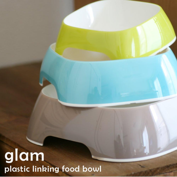 Ferplast Glam Katzenschale - Futter- und Wasserschale für Katzen aus Kunststoff, rutschfest, leicht