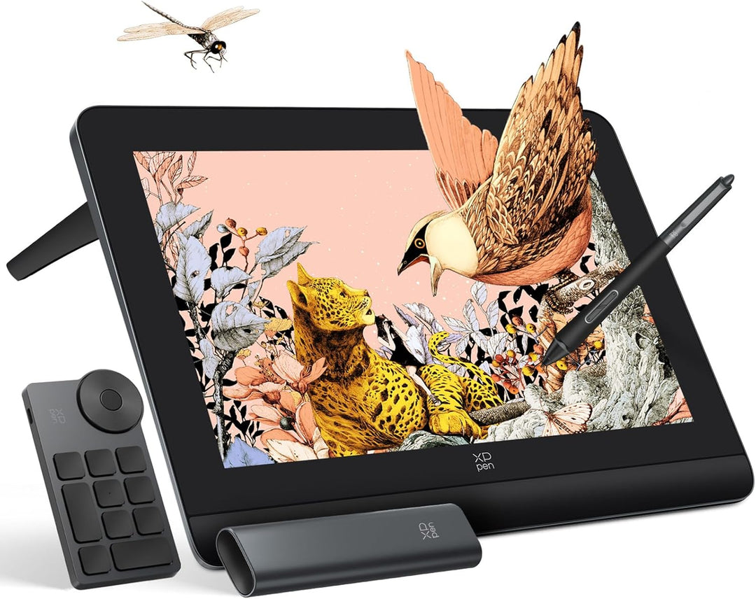 XPPen Grafikdisplay Artist Pro 16 Gen.2 Grafiktablett mit 16K X3 Pro Stift, 16Zoll Digitales Zeichen