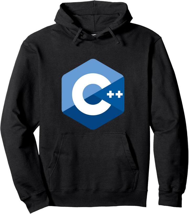 C++ Programmers Logo - C Plus Plus Software Engineer Coder. Pullover Hoodie