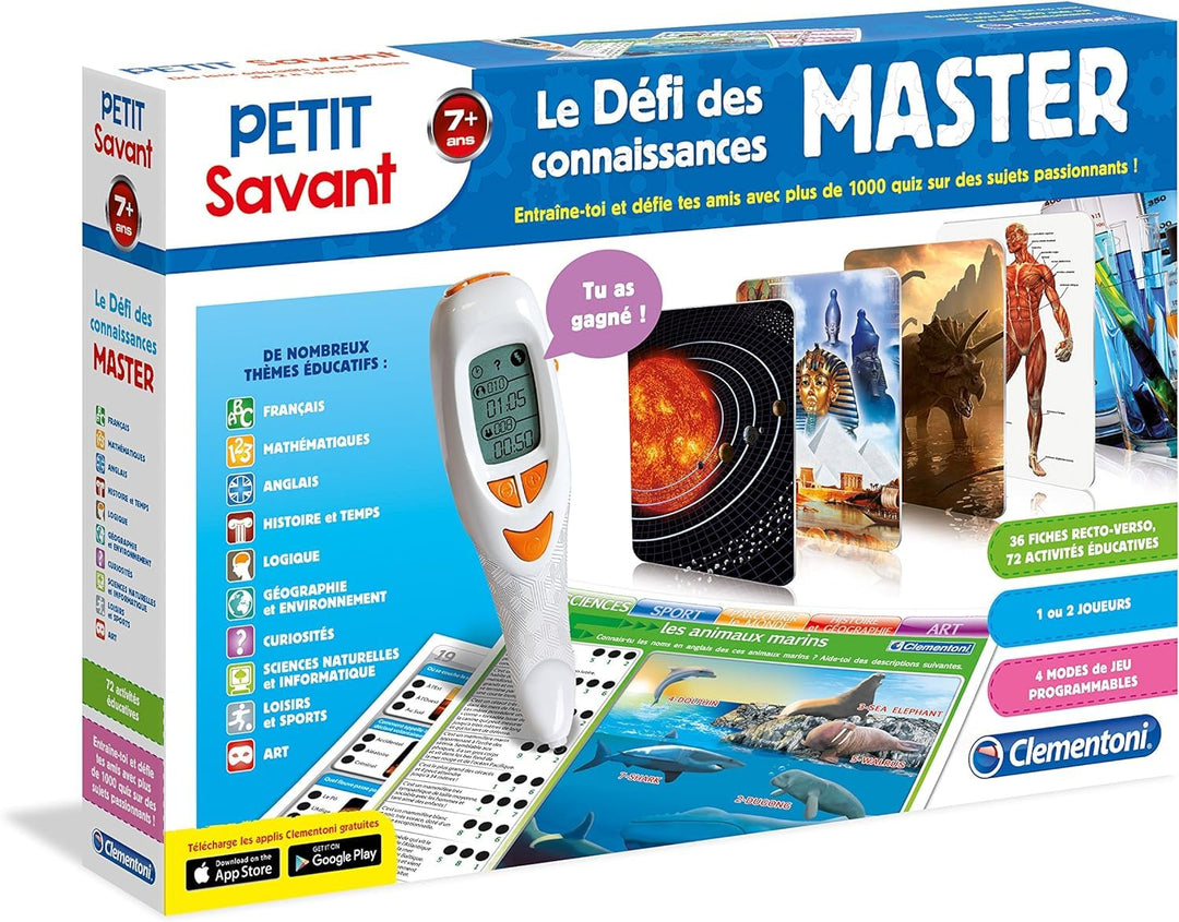 Clementoni – 62338-défi der Kenntnisse Master-jeu lehrreich