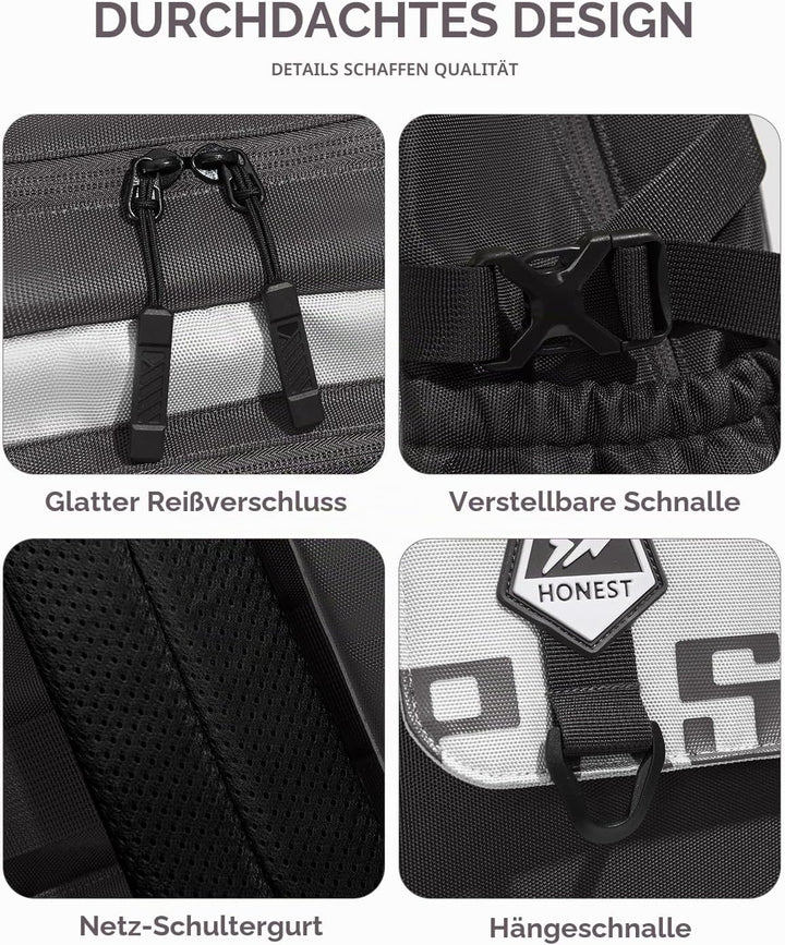 Amythe Schulrucksack Jungen Teenager 10-18 Jahre, Gross Rucksack Junior mit Laptopfach für Oberstufe