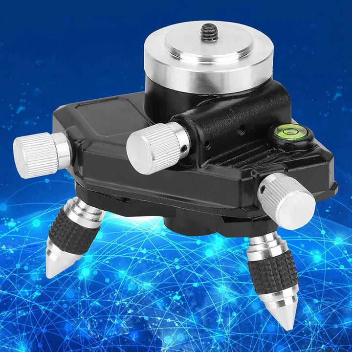 Oumefar 360 ° Laser Level Stand 360 Grad Standard Stativhalterung aus Aluminiumlegierung mit 1/4"Gew