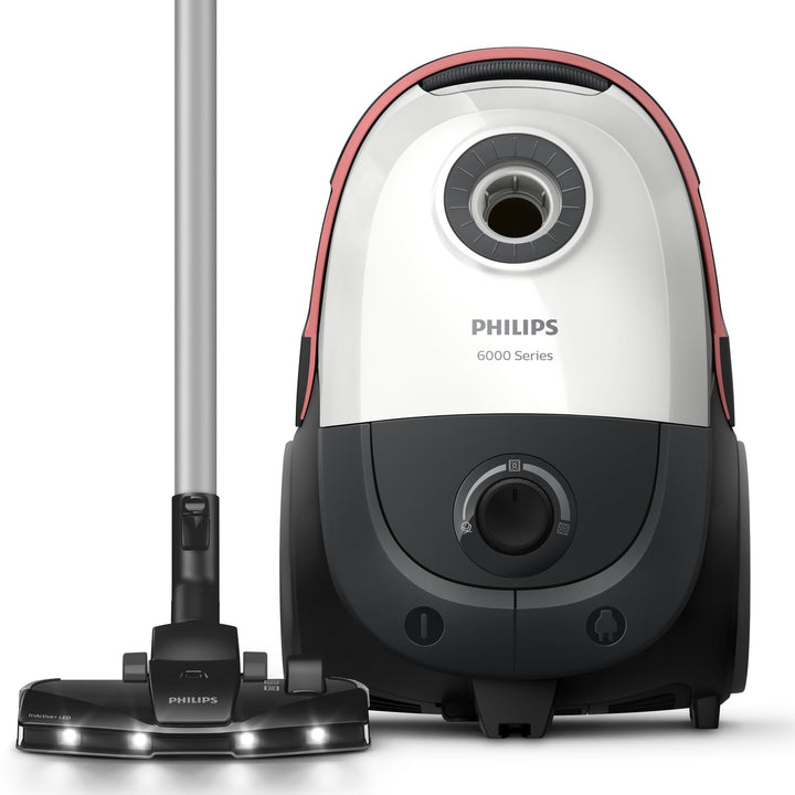 Bodenstaubsauger mit Beutel - PHILIPS XD6122/12 - 900 W - 4 L - Polarweiss