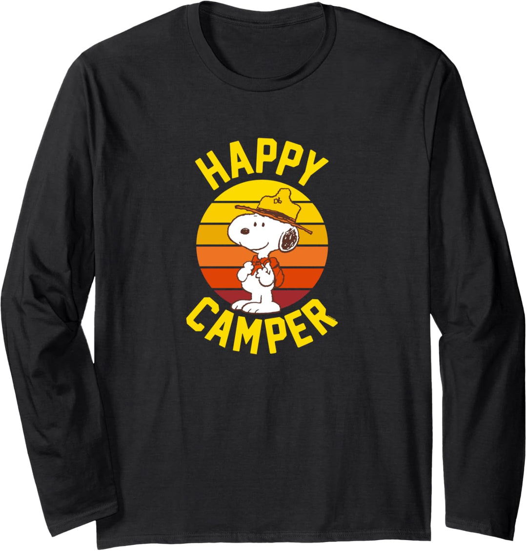 Peanuts - Snoopy Happy Camper Langarmshirt