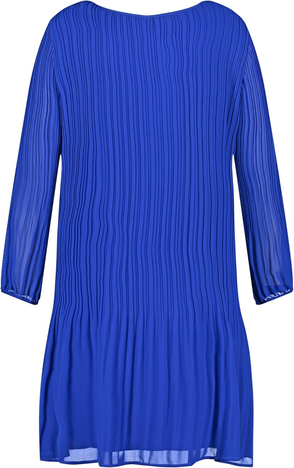 SAMOON Damen 180017-21040 Kleid Gewebe, Brigth Blue, 52