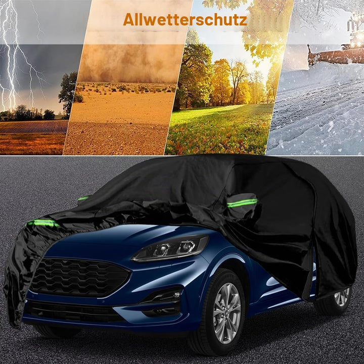 Autoabdeckung Wasserdicht Kompatibel mit Ford Kuga 2008-2024, Atmungsaktiv Vollgarage Autoplane für