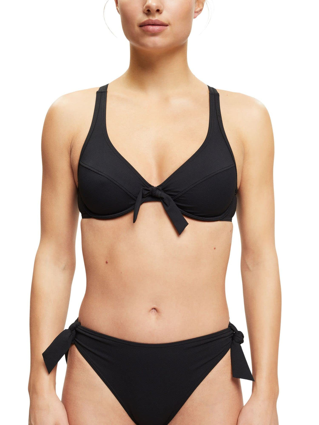 ESPRIT Damen Hamptons Beach Ay RCS Uw.Bra Bikini, Schwarz