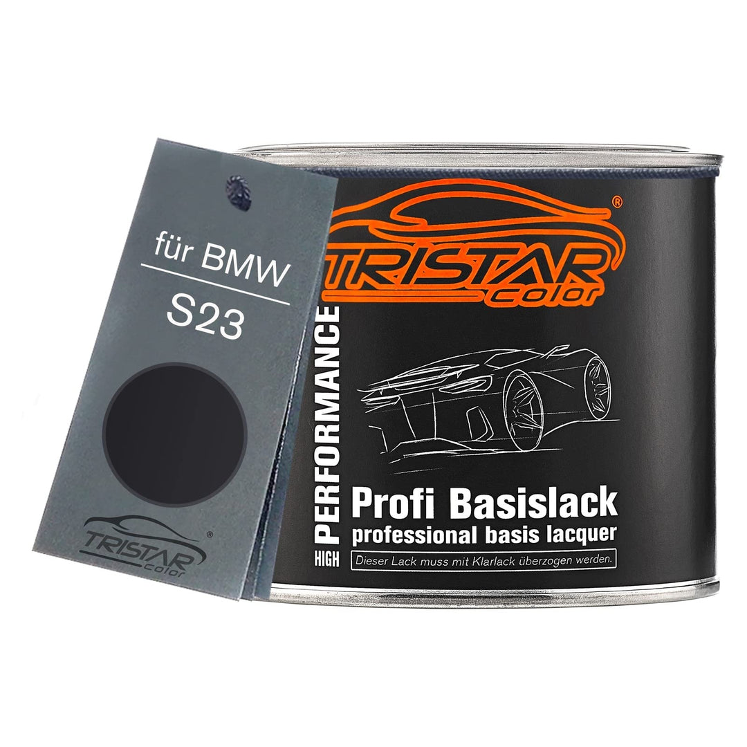 TRISTARcolor Autolack Dose spritzfertig für BMW S23 Rubinschwarz Perl Metallic/Rubin Black Metallic