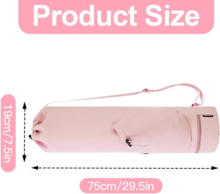 Yogatasche, Yogamatte Tasche mit Nassfach und Flaschentasche, Verstellbarer Schultergurt Gym Yoga Ta