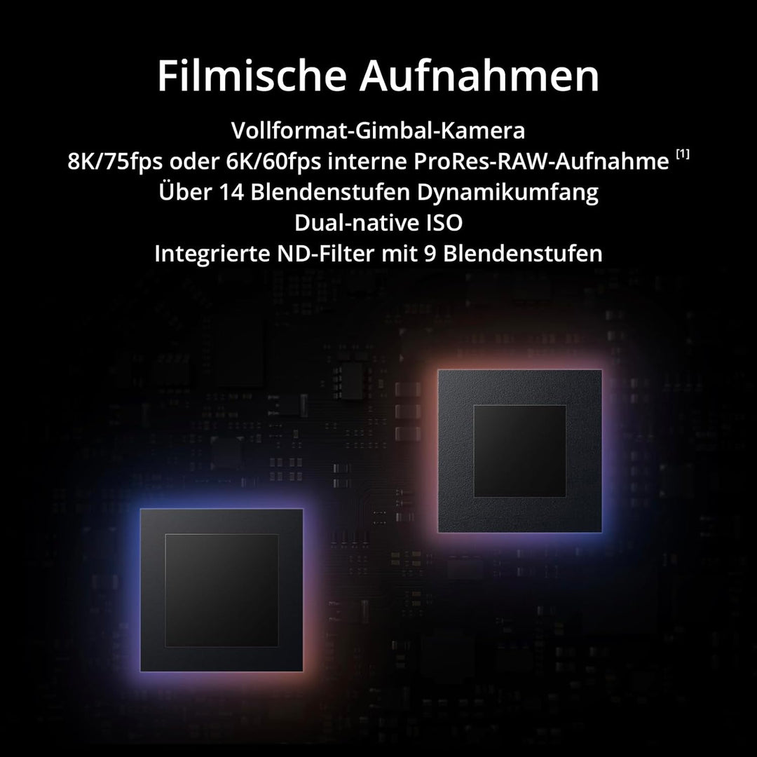 DJI Ronin 4D-8K Vollformat-Kinokamera mit 4-Achsen-Stabilisierung, 8K/75fps, LiDAR-Fokus und Funkübe