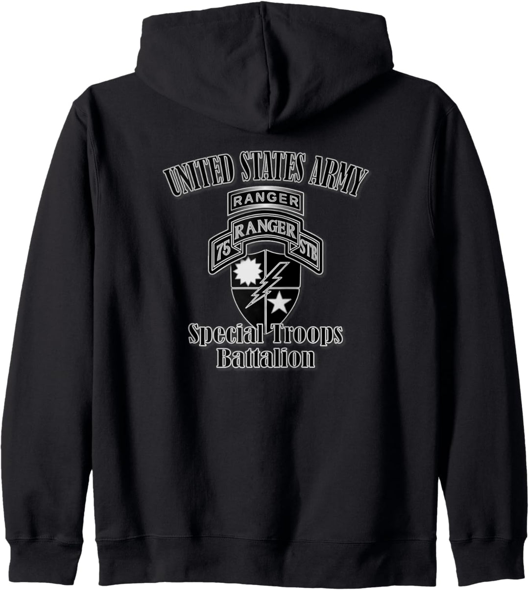 75th Ranger Regiment Special Troops Bataillon (Rückseite) Kapuzenjacke