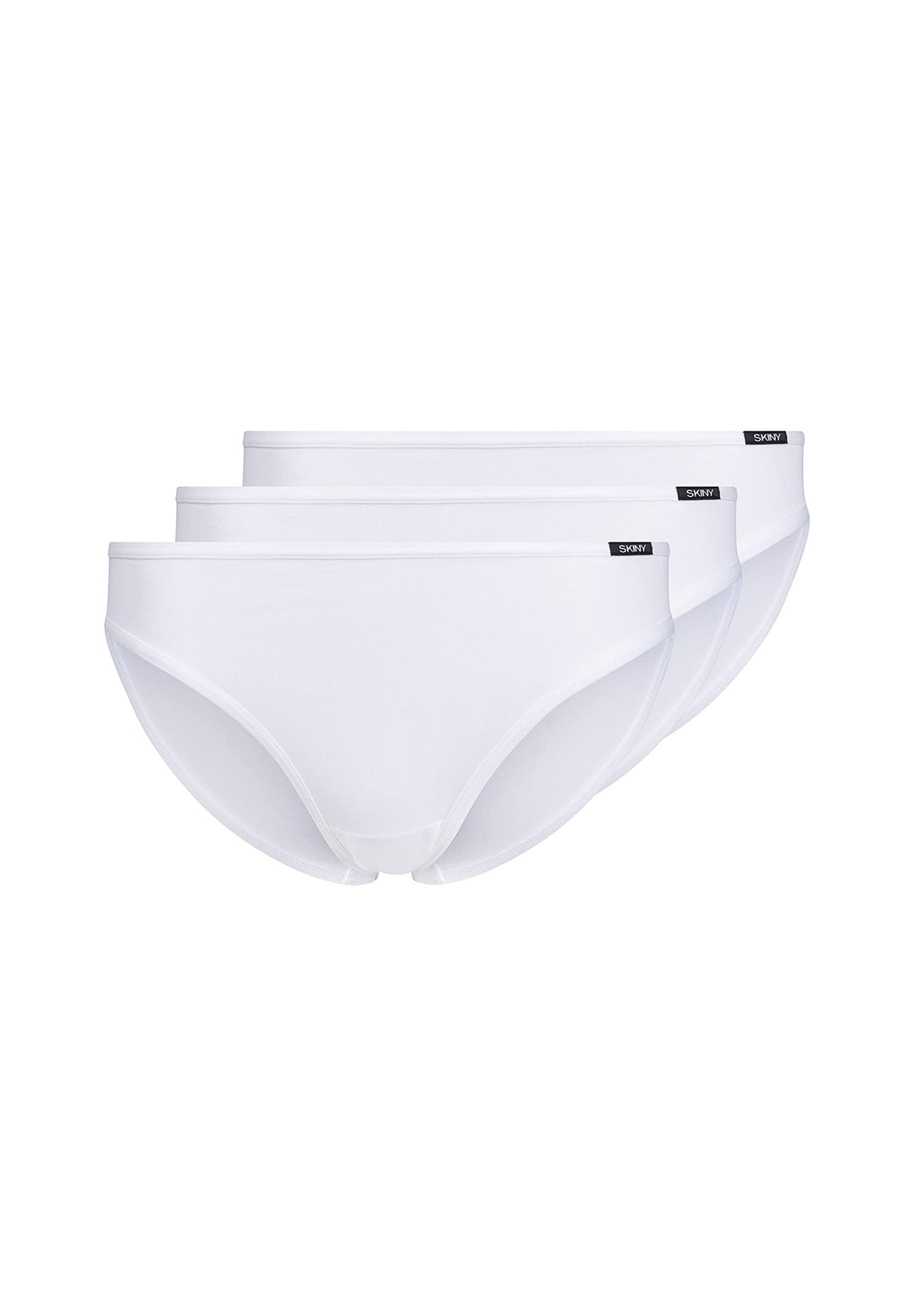 Skiny Damen Slip (3er Pack) S Weiss, S Weiß