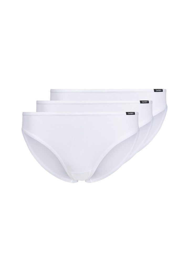 Skiny Damen Slip (3er Pack) S Weiss, S Weiß