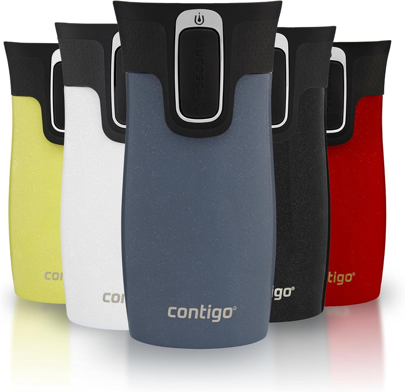 Contigo Thermobecher West Loop Autoseal, Edelstahl Isolierbecher, Reisebecher, Kaffebecher to Go, au