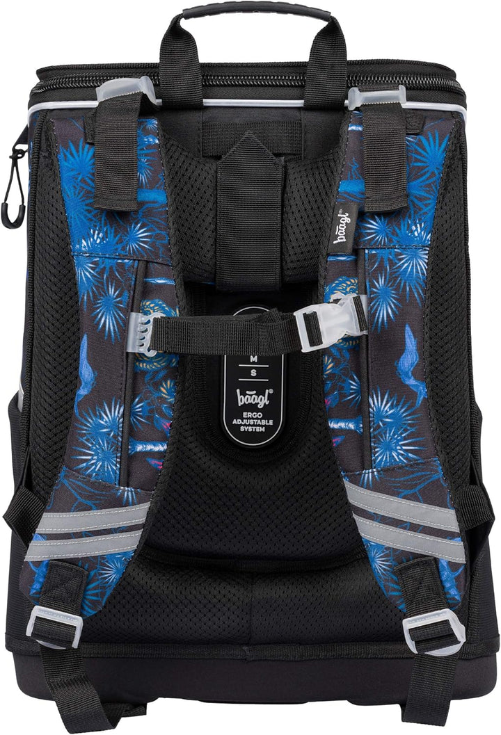 Baagl Schulranzen Jungen Mädchen Set 3 Teilig - Zippy Schultasche für 1. Klasse - Grundschule Ranzen