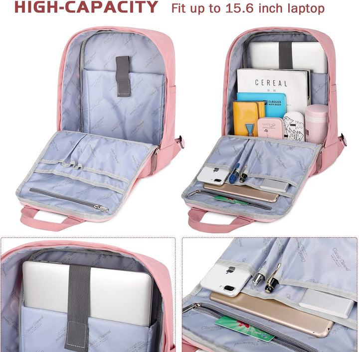 Myhozee Rucksack Damen Rucksäcke Herren Tagesrucksack mit Laptopfach & Anti Diebstahl Tasche Wasserd