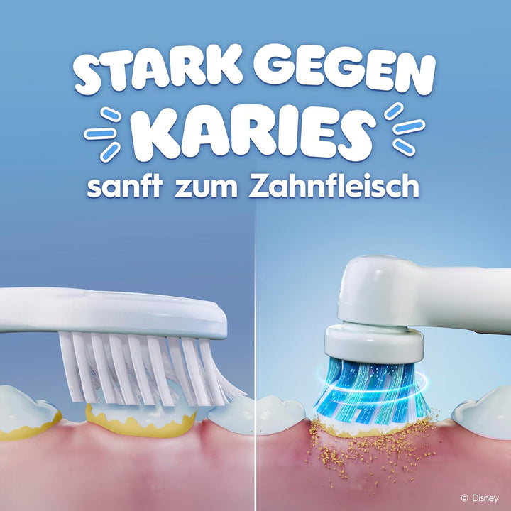 Oral-B Pro Kids König der Löwen Aufsteckbürsten für elektrische Zahnbürste, 8 Stück, extra weiche Bo
