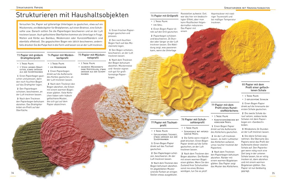 300 Papierrezepte: Kreative Ideen zum Papierschöpfen, Taschenbuch