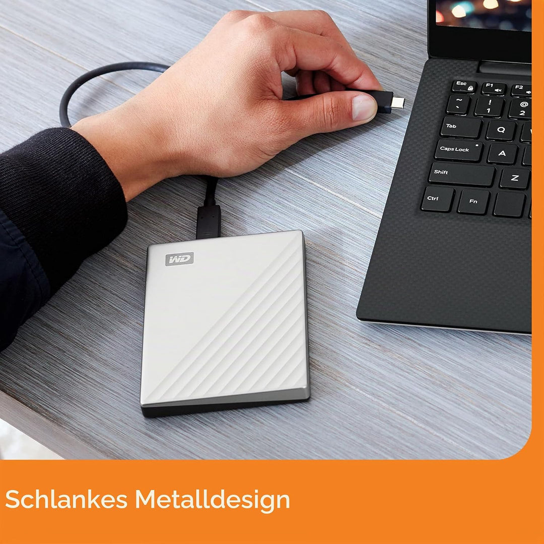 WD My Passport Ultra for Mac externe Festplatte 4 TB (mobiler Speicher, herunterladbare Software, Pa