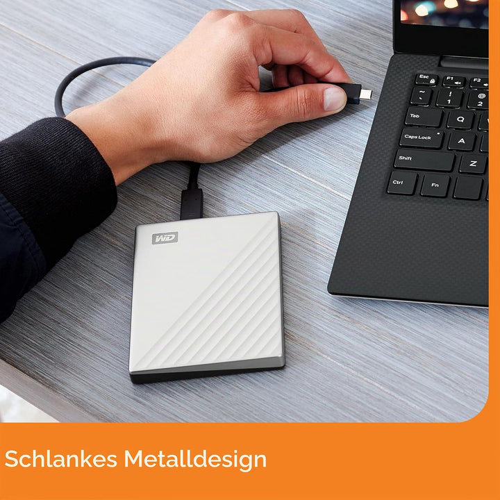 WD My Passport Ultra for Mac externe Festplatte 4 TB (mobiler Speicher, herunterladbare Software, Pa