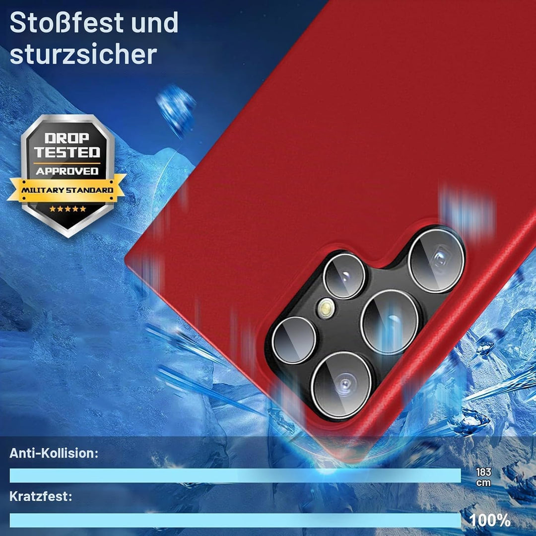 sqgylgl Ultradünne Hülle für Samsung Galaxy S25 Ultra 5G, Extrem Dünn Matte S25 Ultra Handyhülle PC