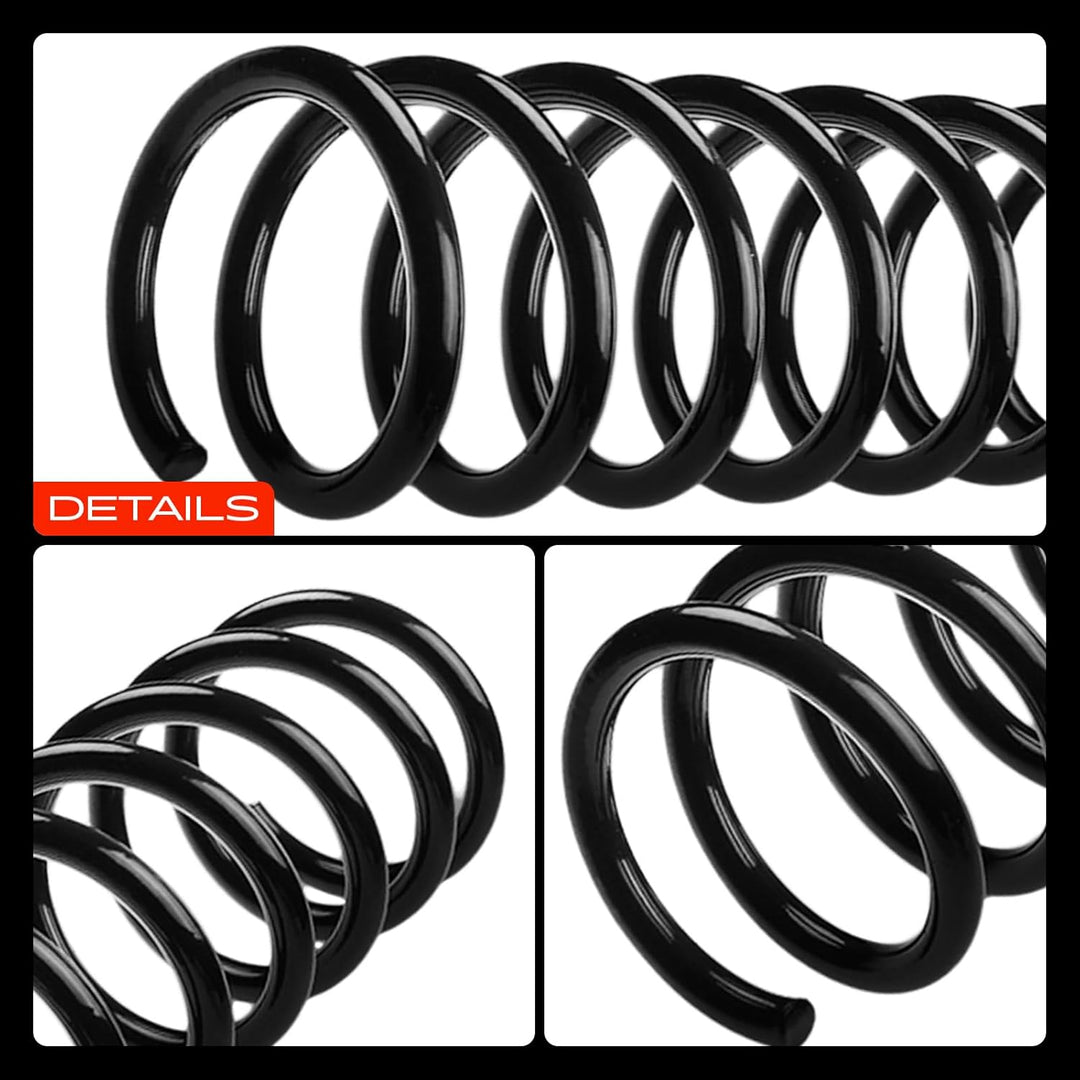 Frankberg 2x Federn Fahrwerksfeder Hinterachse Links Rechts Kompatibel mit 5er E39 520 523 525 528 5