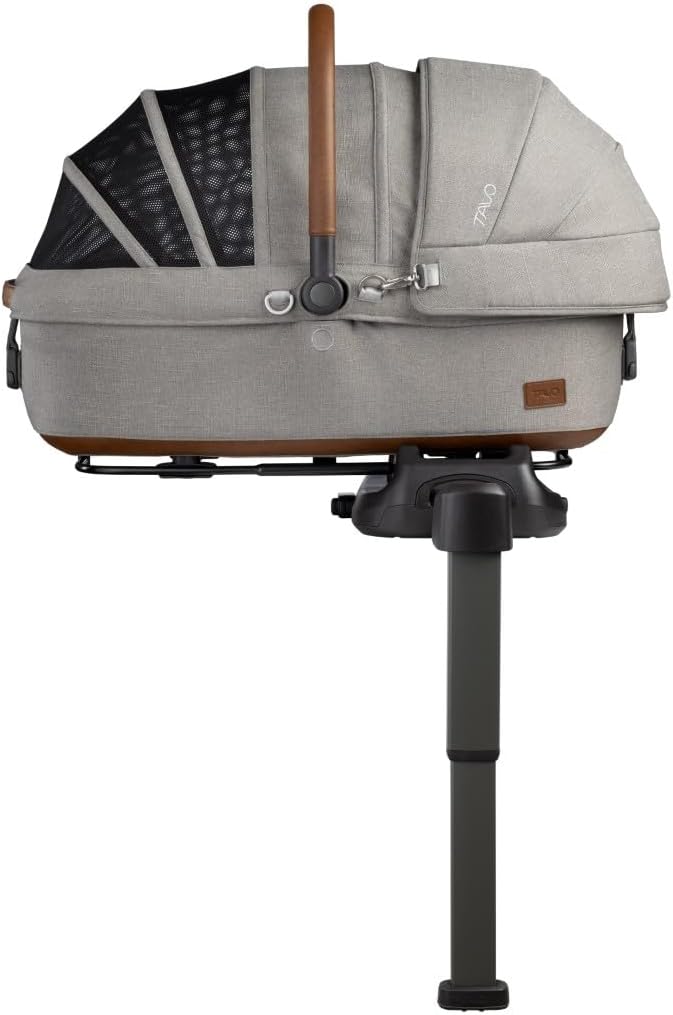 Tavo Maeve Medium Rigid‑Griff Haustier‑Autositz mit ISOFIX‑Bodenplatte, 2 Matratzenauflagen, Geeigne
