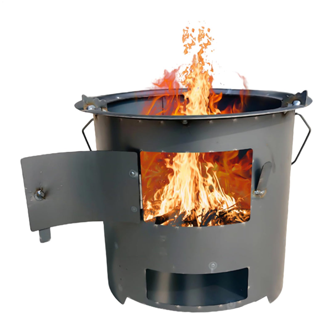 Tragbarer,Outdoor Kochgerät Mit Griff,Outdoor Holzverbrennungsofen - Für Überleben Dringende Vorbere