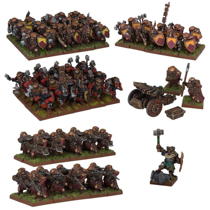 Unbekannt Mantic Games MGKWD110 Zwerg-Armee-Miniaturspiel, Mehrfarbig