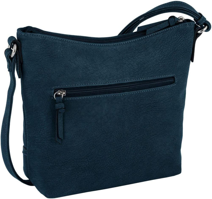 TOM TAILOR bags Imeri Damen Umhängetasche Crossbody Bag Klein 28 x 8,5 x 25 Blau, 28 x 8,5 x 25 Blau
