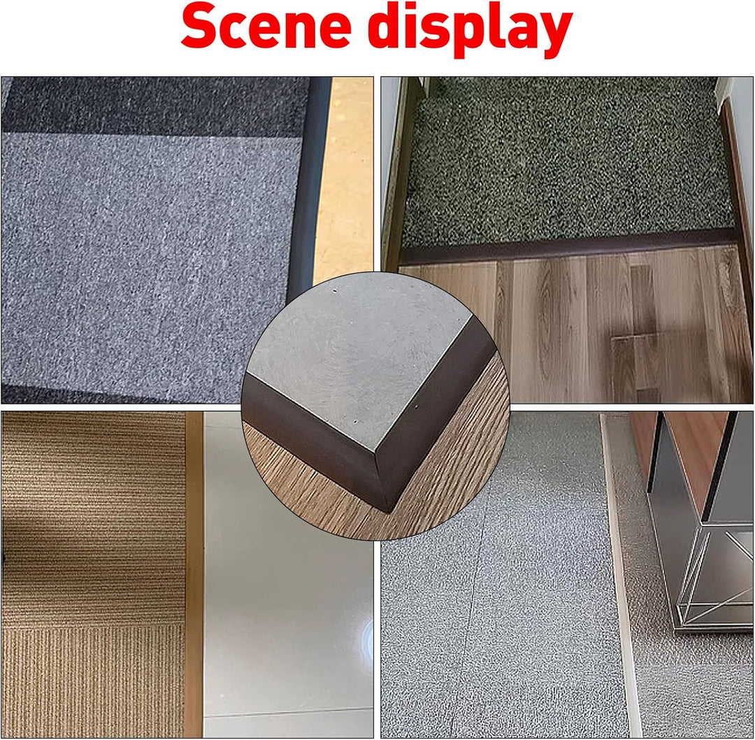 1M/2M/3M Selbstklebend üBergangsprofil Abdeckleiste Breite: 7cm, Boden&Teppich für Teppich Schwellen
