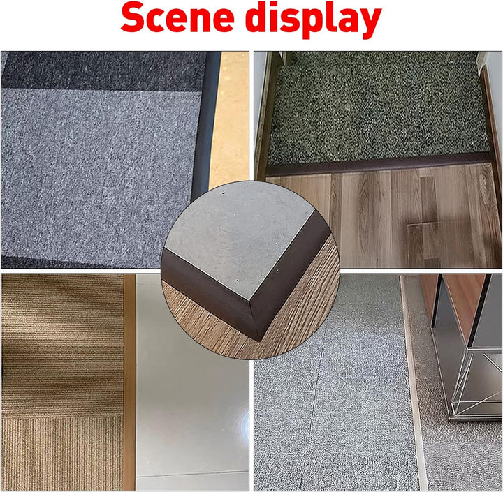 1M/2M/3M Selbstklebend üBergangsprofil Abdeckleiste Breite: 7cm, Boden&Teppich für Teppich Schwellen