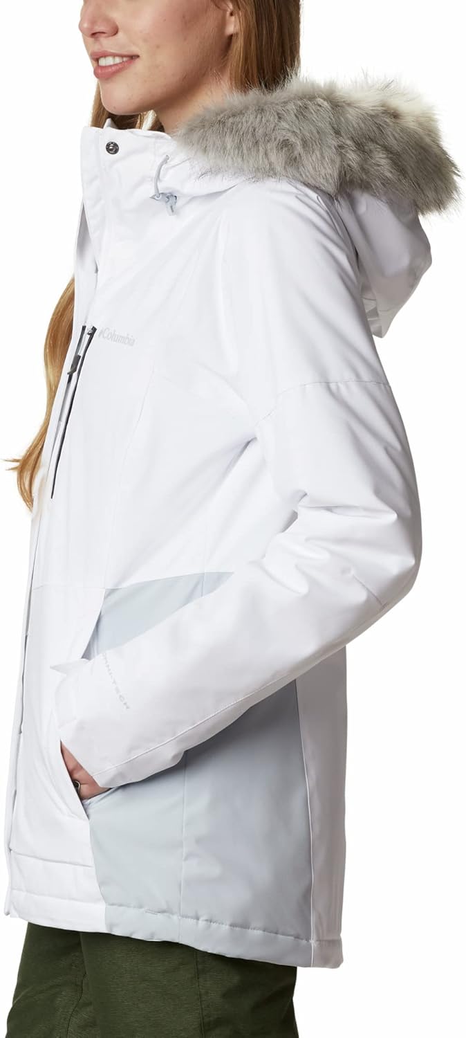 Columbia Damen Ava Alpine Isolierte Skijacke White, Cirrus Grey L, White, Cirrus Grey L