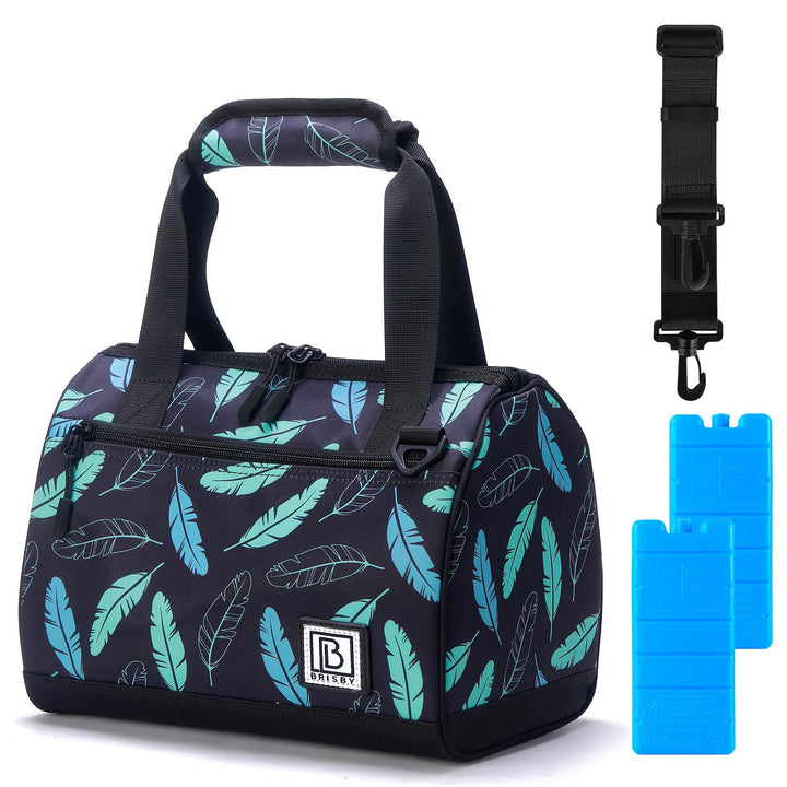 Brisby Kühltasche - 10L, Lunchtasche Damen, Vierschicht isolierte Kühltasche mit Kühlelemente, viels