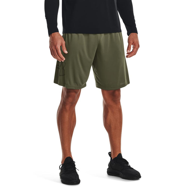 Under Armour Herren Tech Graphic Shorts Marine Od Green M, Marine Od Green M