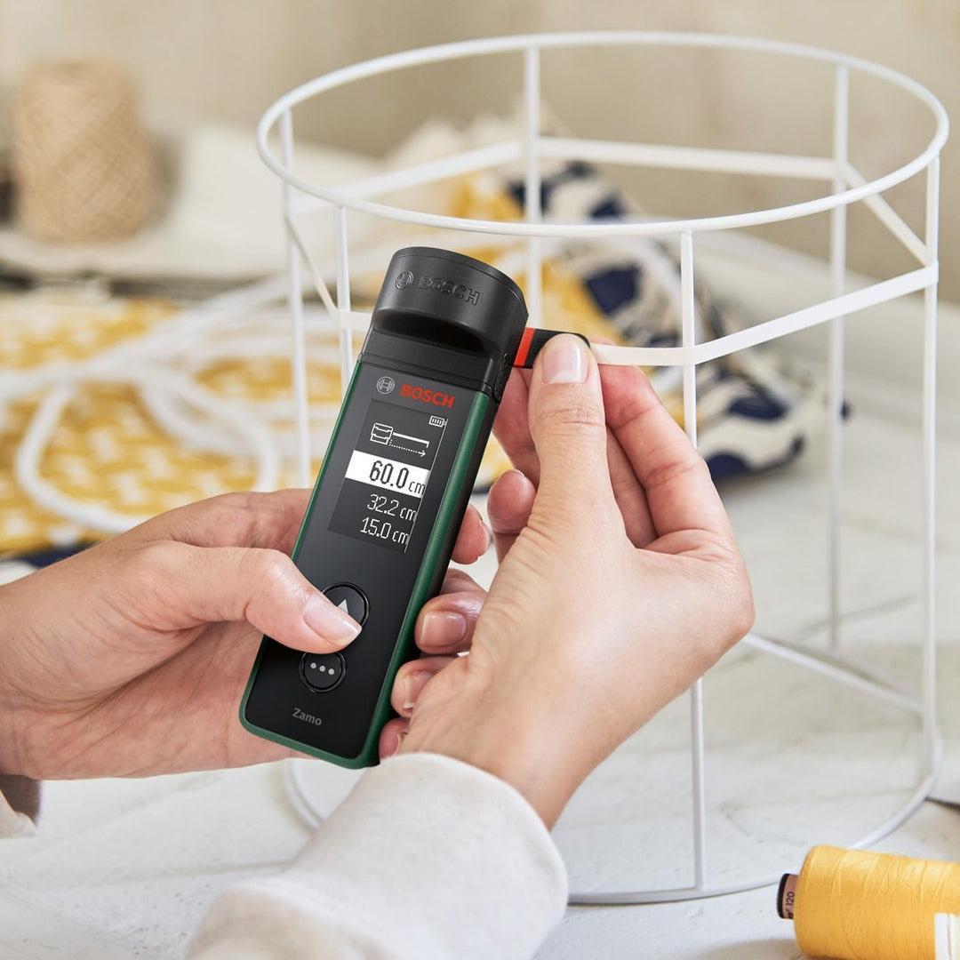 Bosch Lasermessgerät Zamo Tape Adapter (Zubehör für Zamo 4. Generation, zum präzisen Messen von kurz
