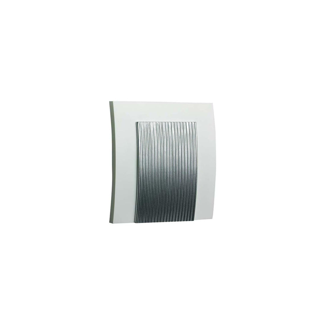 Grothe 1502051 Elektromechanisch Zweiklang, Gong 565 W/SIM, weiss/Silber metallic