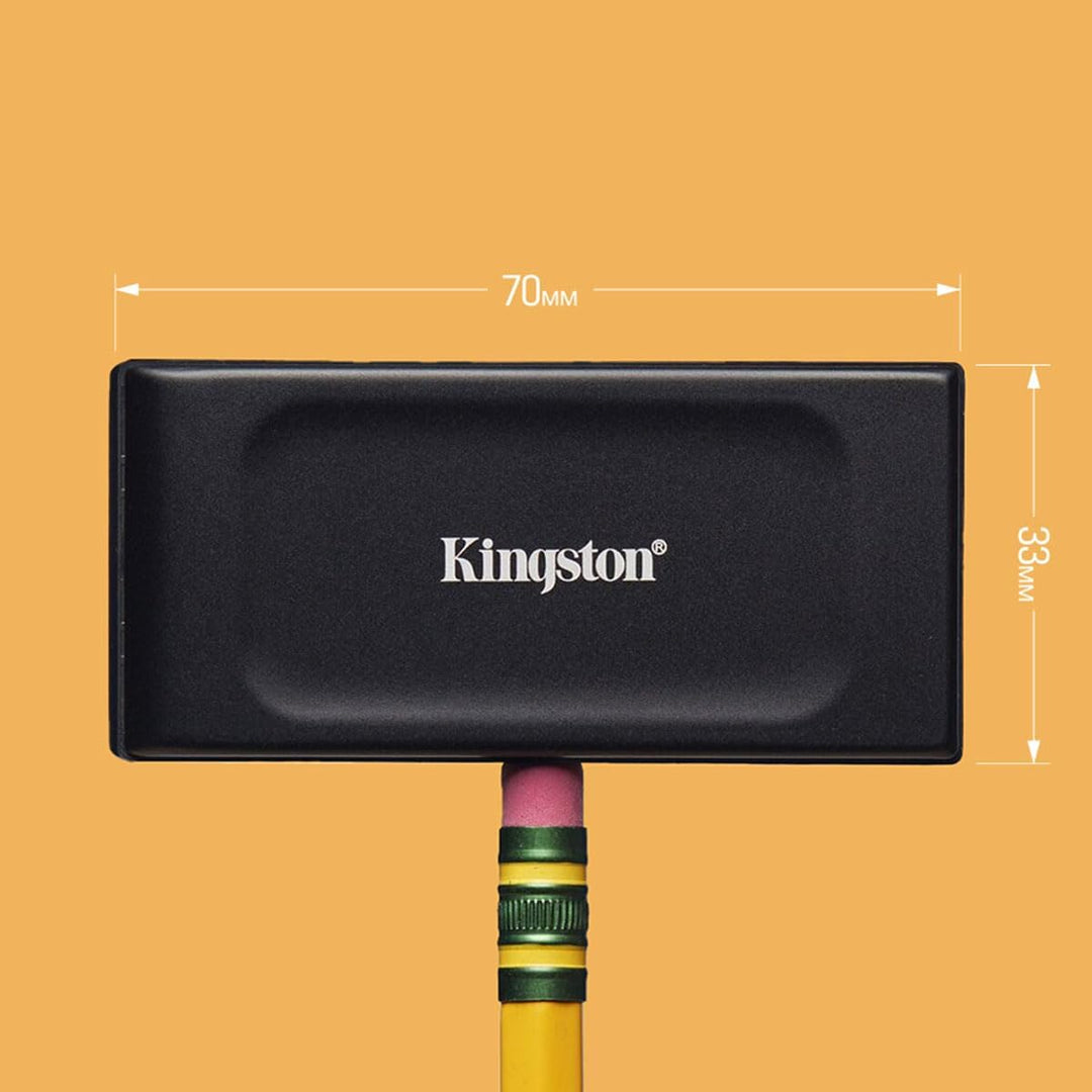 Kingston XS1000 2TB SSD, Externe SSD, USB 3.2 Gen 2, Portable SSD, Bis zu 1050MB/s, SXS1000/2000G, 2
