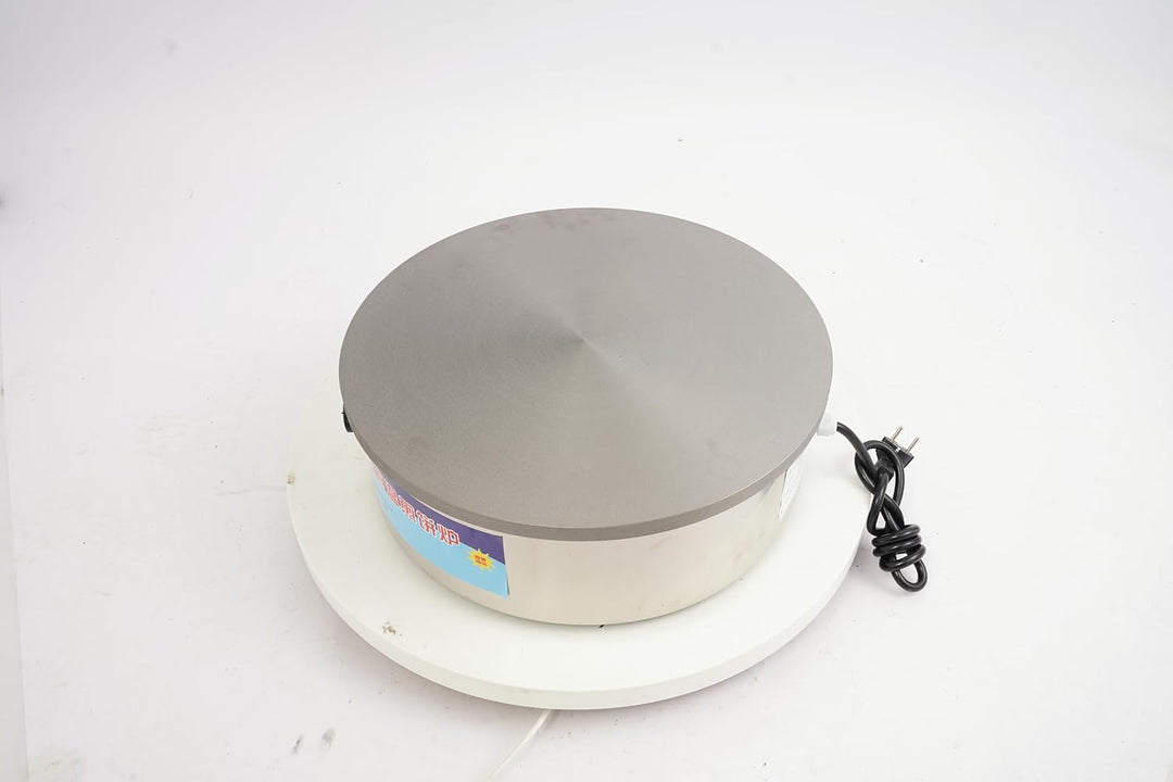 45cm Runder Platte Crepes Maker Crepeseisen,3000W elektrischer Crêpes Maschine Antihaftbeschichteter