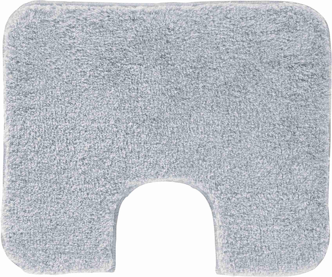 Grund Melange Badteppich, Acryl, Silber, 50 x 60 cm 50 x 60 cm Silber, 50 x 60 cm Silber