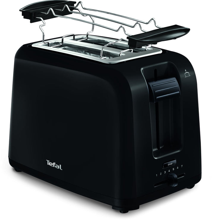 Tefal TT1A28 Vita Toaster | 7 Bräunungsstufen | 2 Toastschlitze | zentriert die Brotscheiben | Hebef