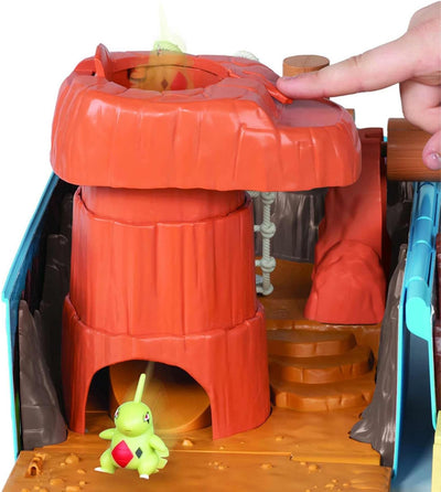 Bizak Pokemon Wüste Playset, verwandelbar, Spielset zum Spielen mit Allen Ihren Pokemon, inklusive v