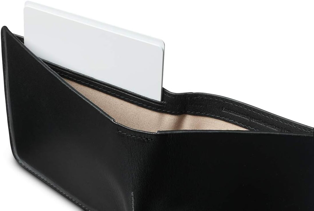 Bellroy Hide & Seek Premium Edition - Black (Schlanke Leder Brieftasche) Schwarz, Schwarz