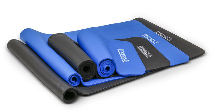 TRENAS Gymnastikmatte Profi - 180 cm 180 x 100 x 1,5 cm Schwarz, 180 x 100 x 1,5 cm Schwarz