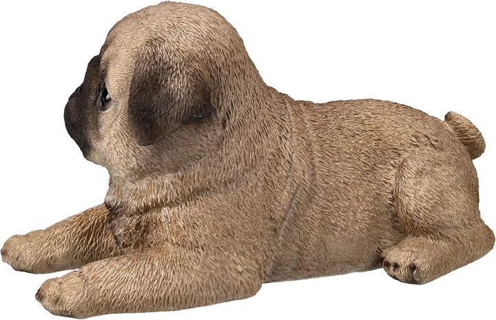 Pacific Giftware Mops Figur - Welpe liegend | Süsse Hundefigur
