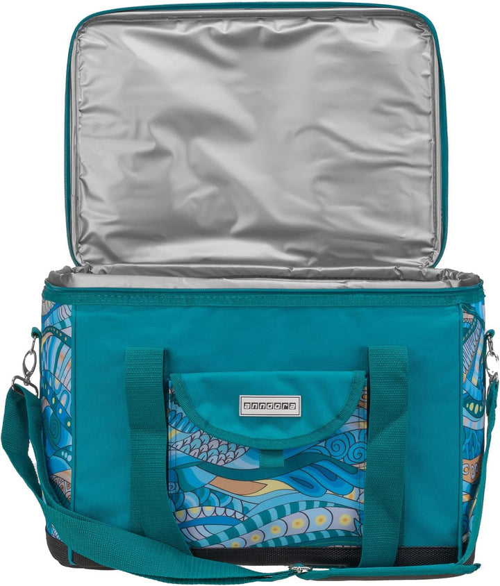 anndora Kühltasche XL 40 Liter - Isotasche Kühlbox Picknicktasche Farbauswahl XL OCEAN türkis, XL OC