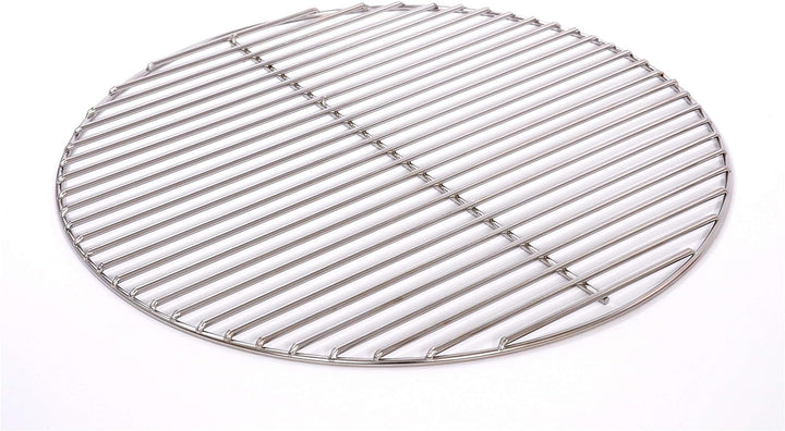 Massiver Grillrost Ø 57 cm aus Edelstahl rostfrei und elektropoliert 6 mm für Grill rund, Kugelgrill
