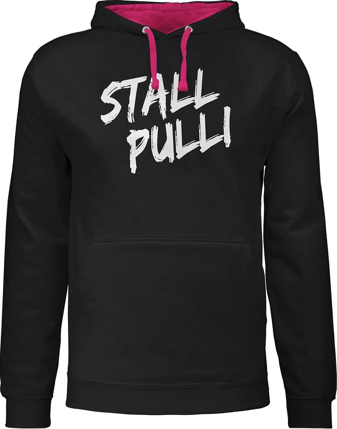 Shirtracer - Pullover Herren Frauen Hoodie Kontrast zweifarbig - Pferde - Damen - Stallpulli Distres